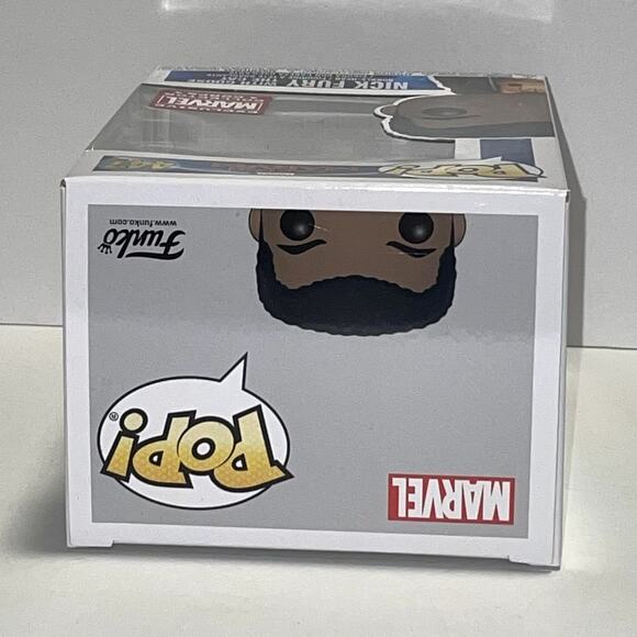 Funko Pop Marvel Collectors Corps Nick Fury with Goose the Cat Captain Marvel - Picture 5 of 6
